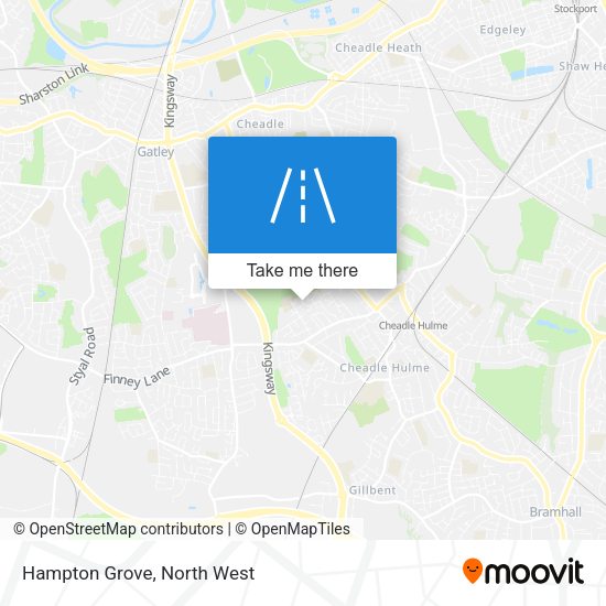 Hampton Grove map