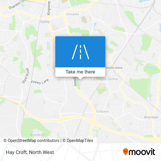 Hay Croft map