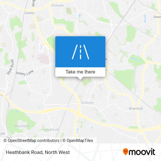 Heathbank Road map
