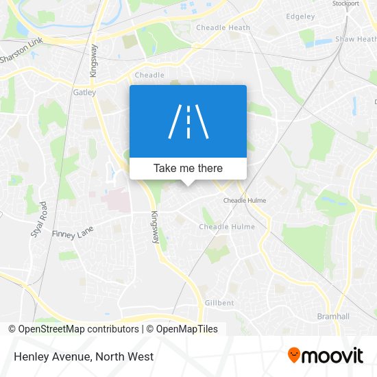 Henley Avenue map