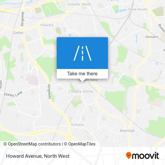 Howard Avenue map