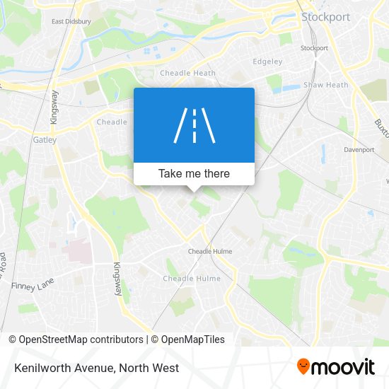 Kenilworth Avenue map