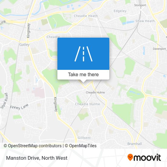 Manston Drive map