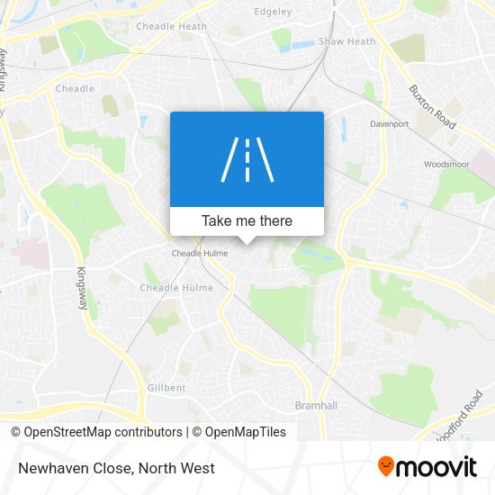 Newhaven Close map