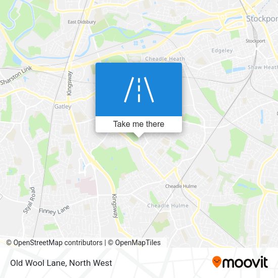 Old Wool Lane map