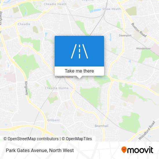 Park Gates Avenue map