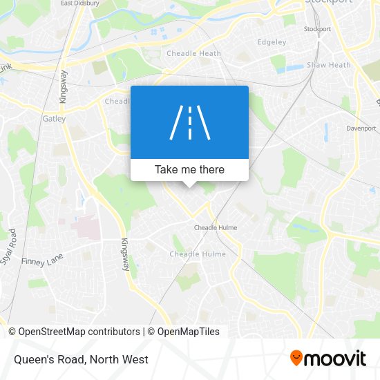 Queen's Road map