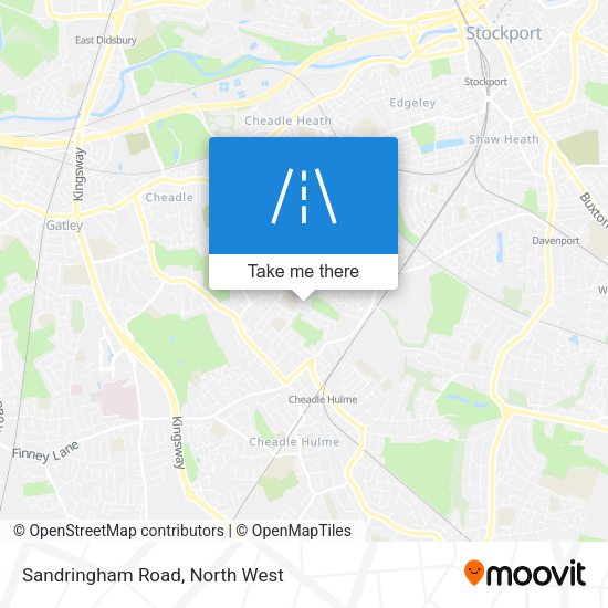 Sandringham Road map