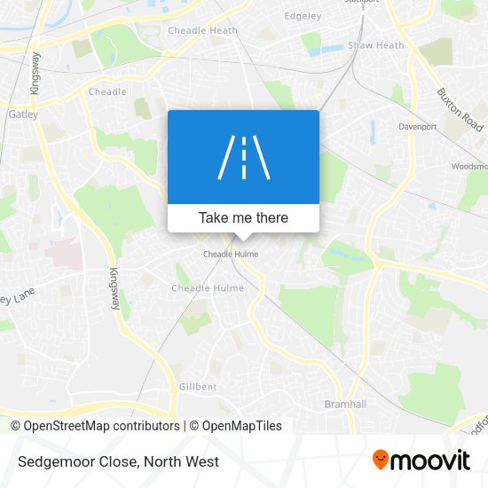 Sedgemoor Close map