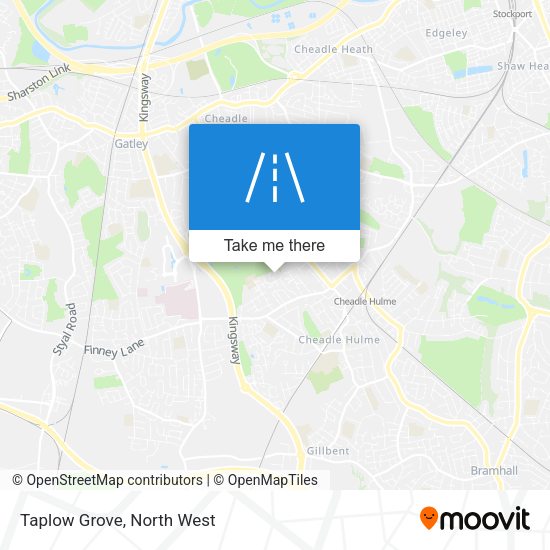 Taplow Grove map