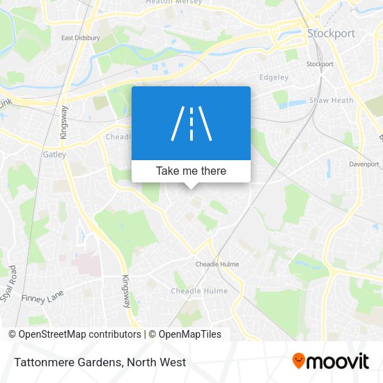 Tattonmere Gardens map