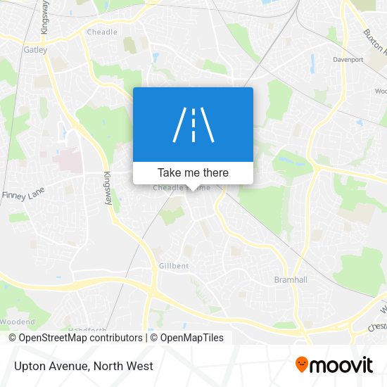 Upton Avenue map