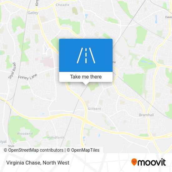 Virginia Chase map