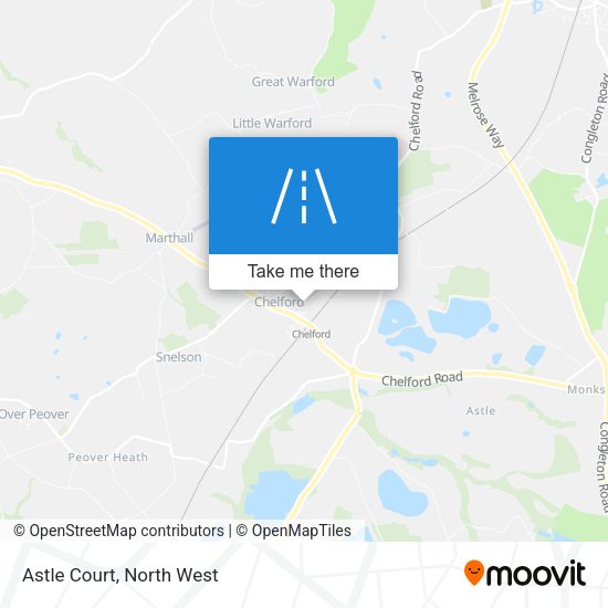 Astle Court map