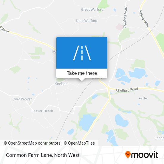 Common Farm Lane map