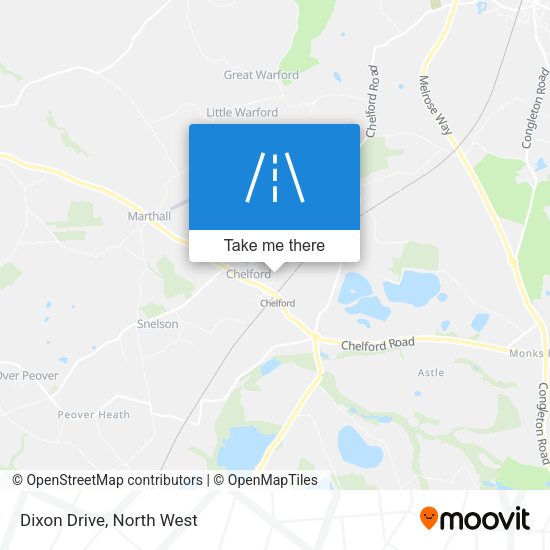 Dixon Drive map