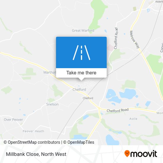 Millbank Close map
