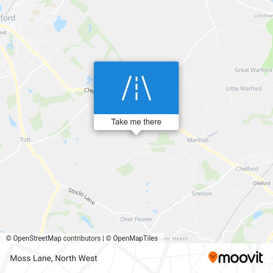 Moss Lane map
