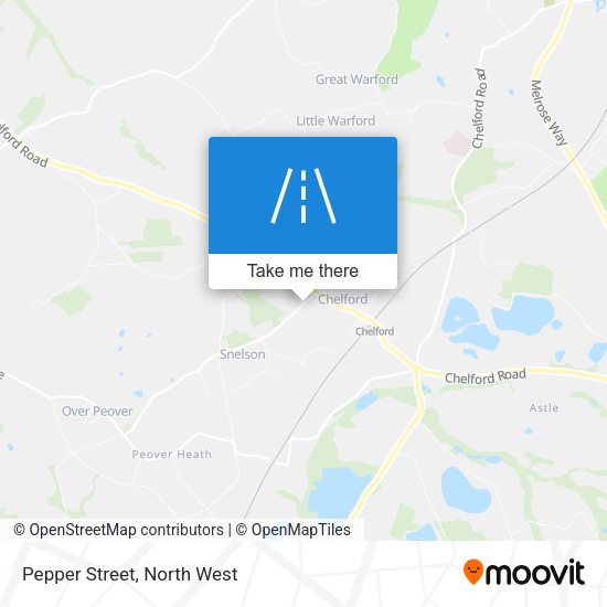 Pepper Street map