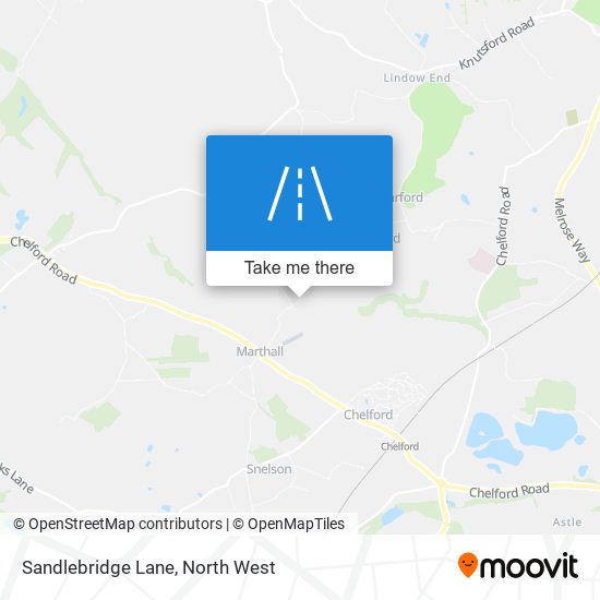 Sandlebridge Lane map