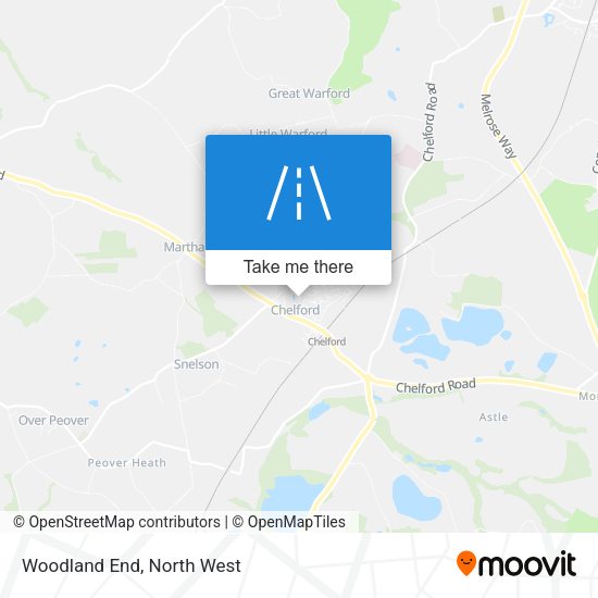 Woodland End map