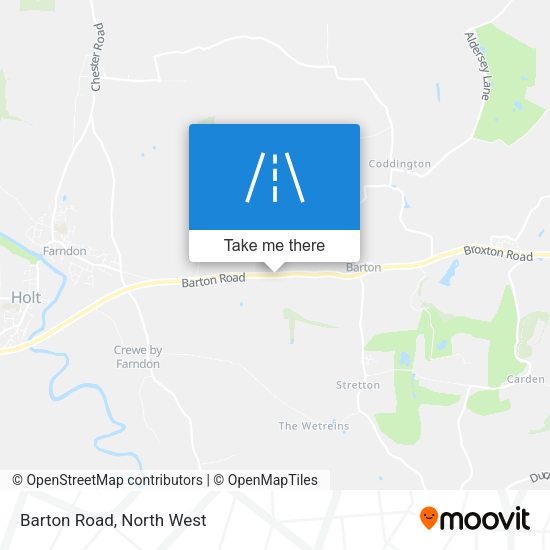Barton Road map