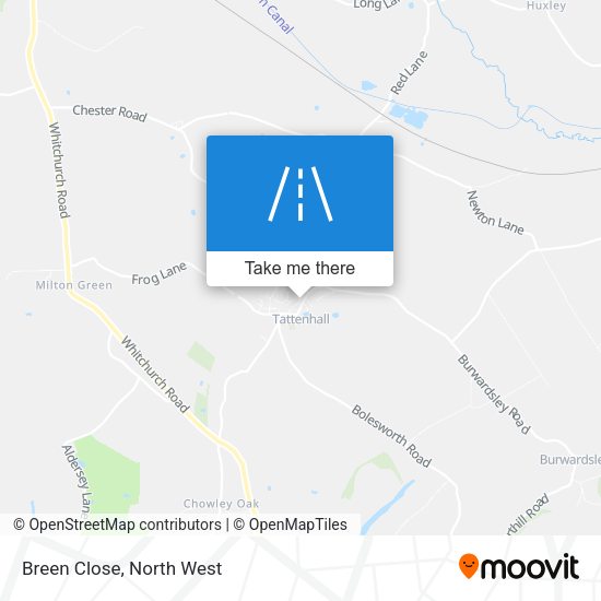 Breen Close map