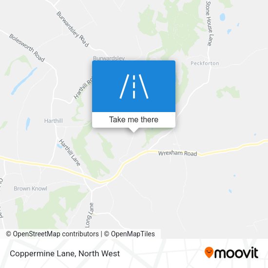 Coppermine Lane map