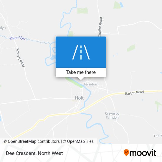 Dee Crescent map