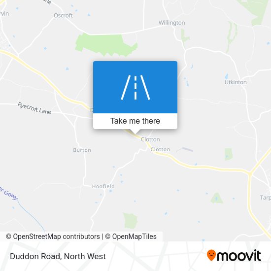 Duddon Road map