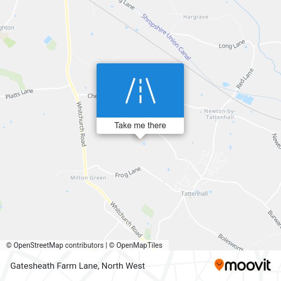 Gatesheath Farm Lane map