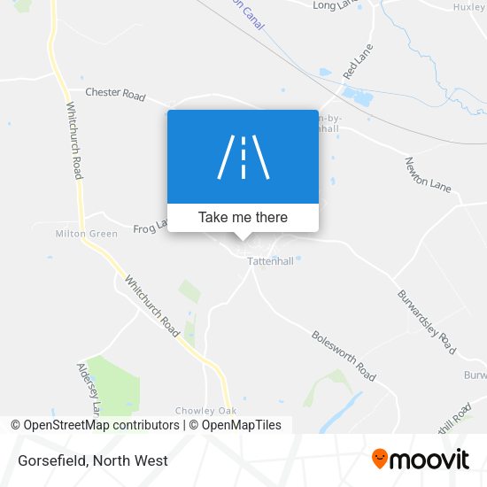 Gorsefield map