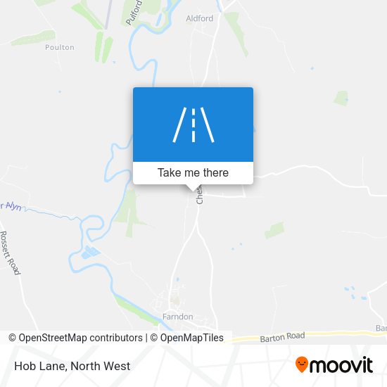 Hob Lane map