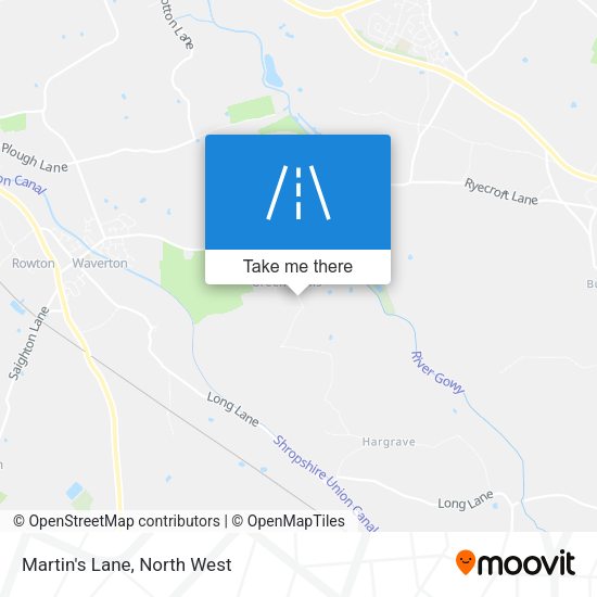 Martin's Lane map