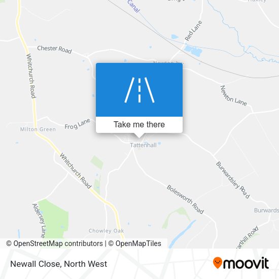 Newall Close map