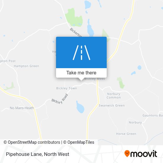 Pipehouse Lane map