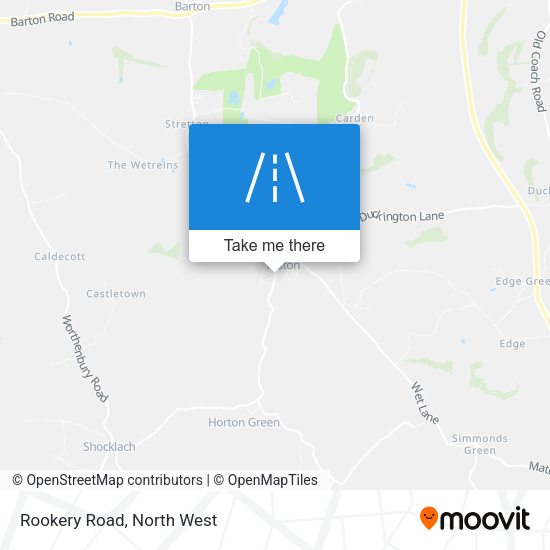 Rookery Road map