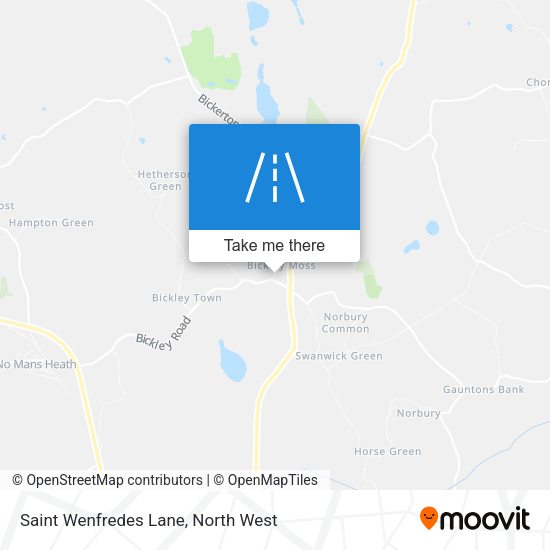 Saint Wenfredes Lane map
