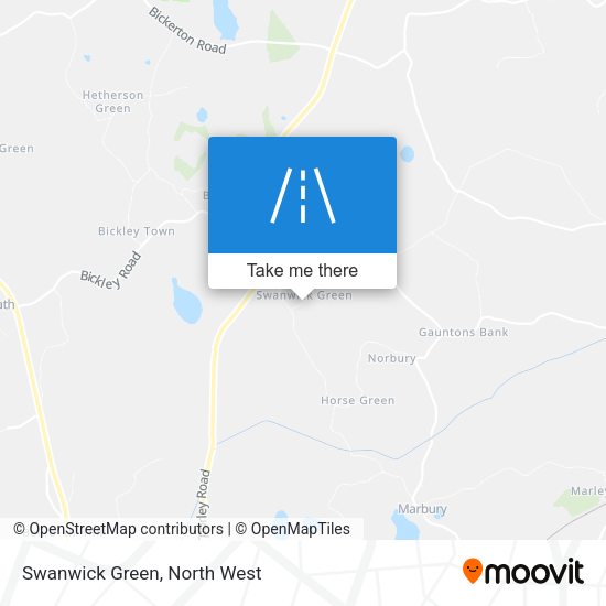 Swanwick Green map