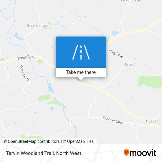 Tarvin Woodland Trail map