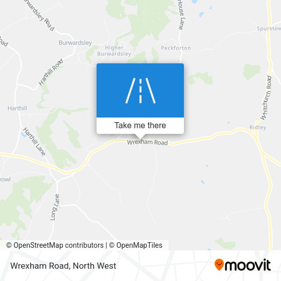 Wrexham Road map