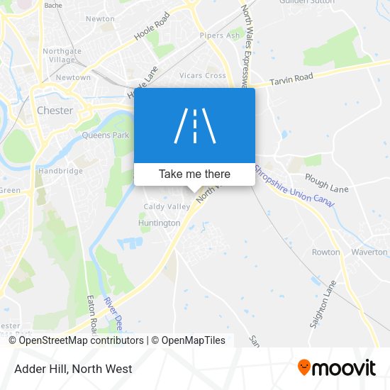 Adder Hill map