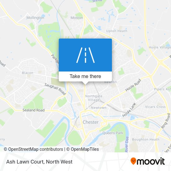 Ash Lawn Court map