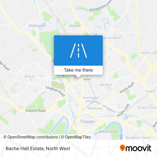 Bache Hall Estate map