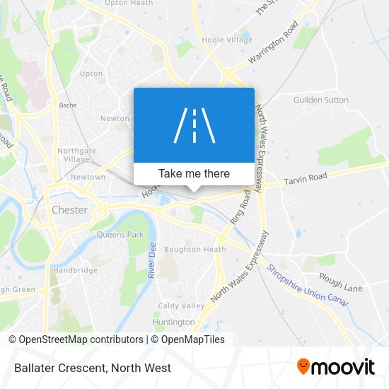 Ballater Crescent map