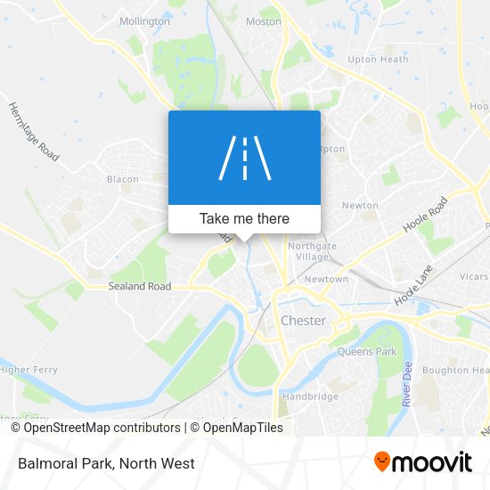 Balmoral Park map
