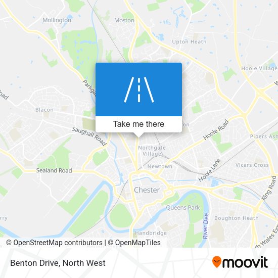 Benton Drive map