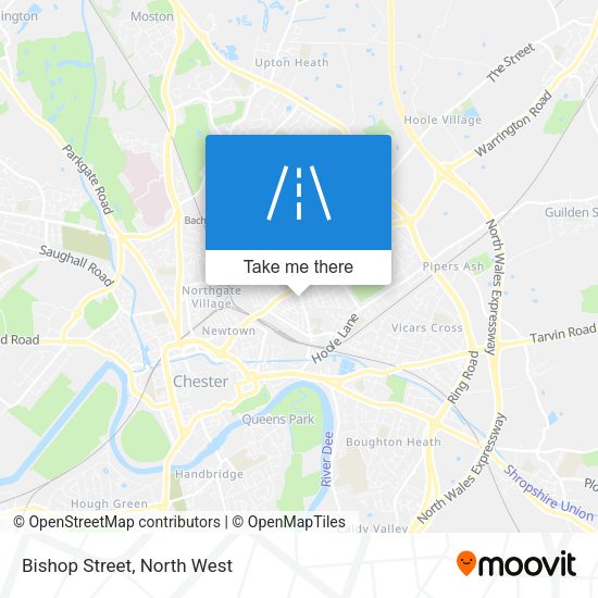 Bishop Street map