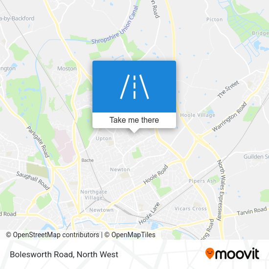 Bolesworth Road map