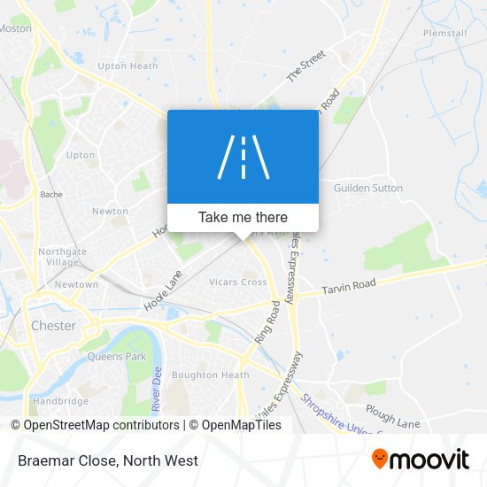 Braemar Close map